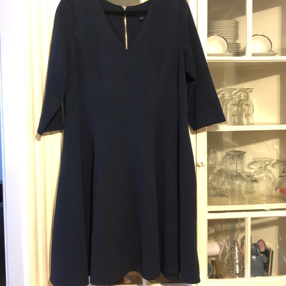 Navy blue sweater dress Lane Bryant size 18/20
